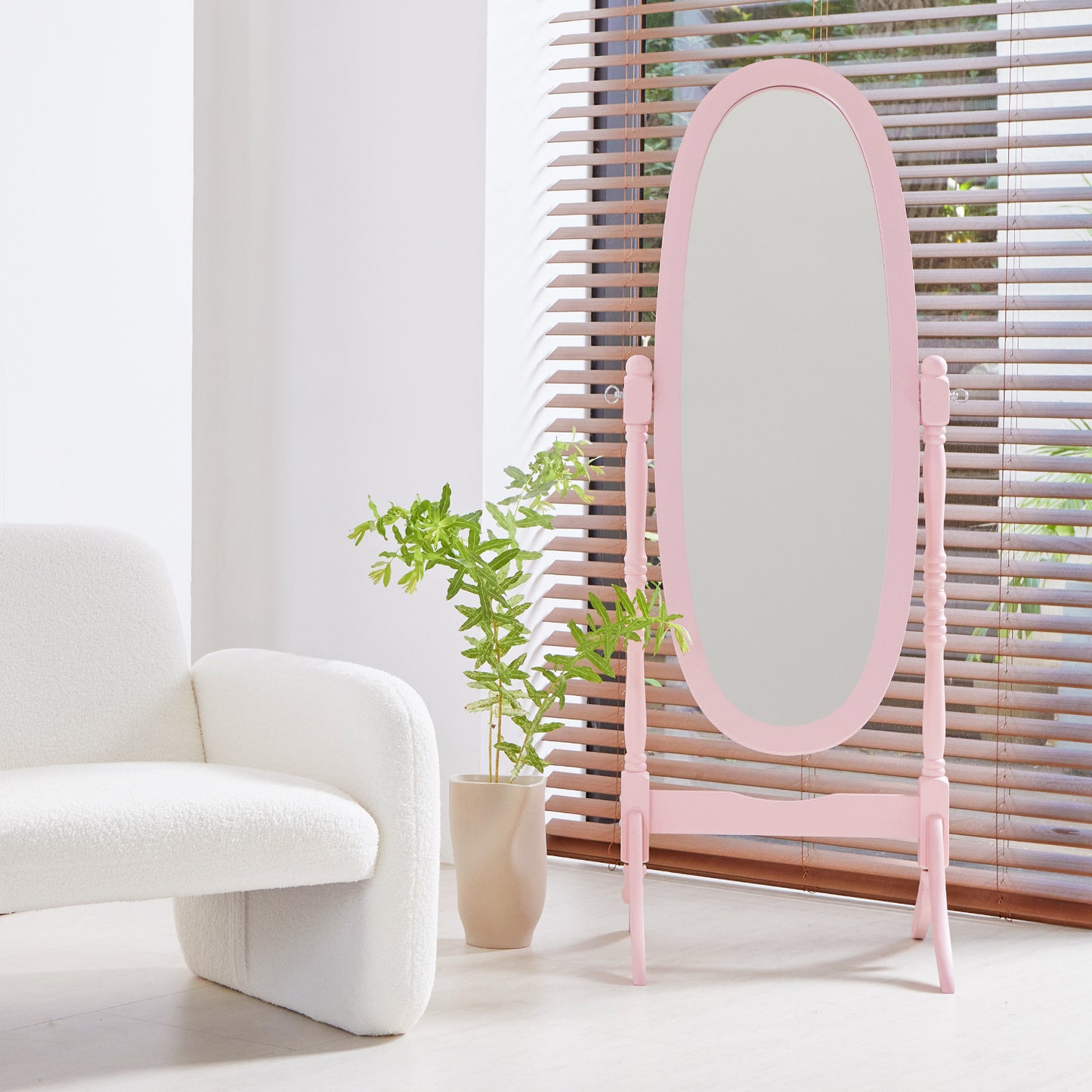 Ashley Wooden Free Standing Floor Mirror