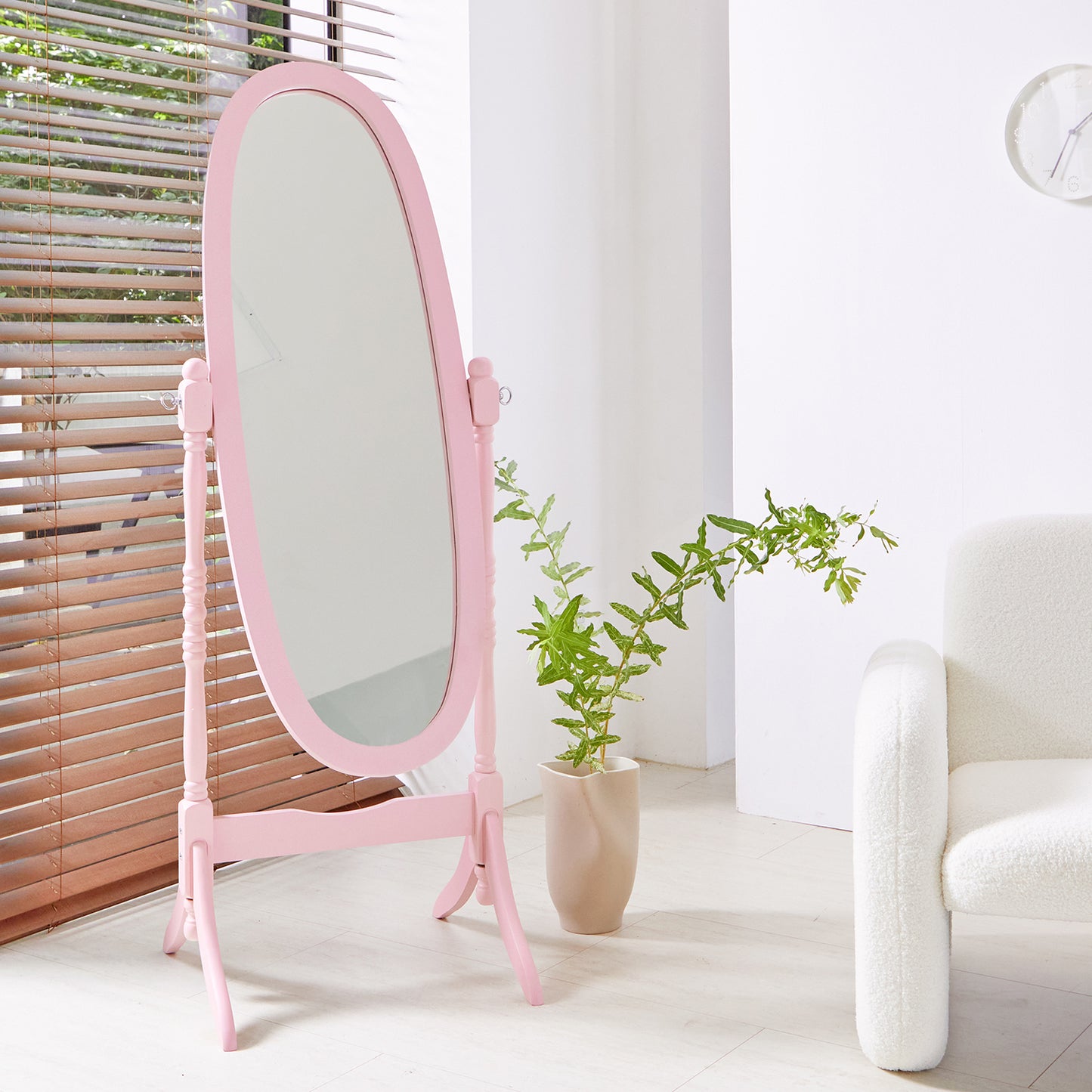 Ashley Wooden Free Standing Floor Mirror