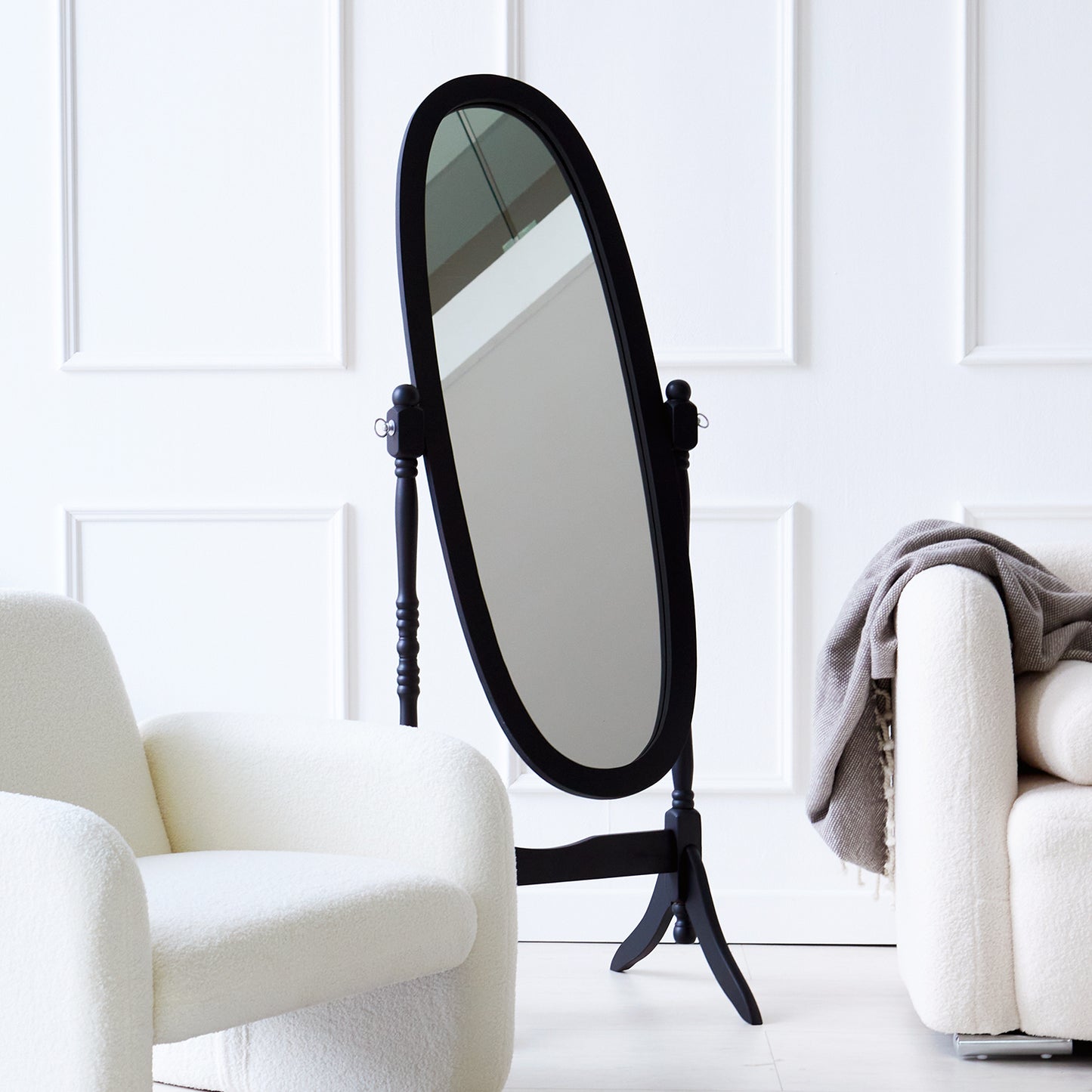 Ashley Wooden Free Standing Floor Mirror