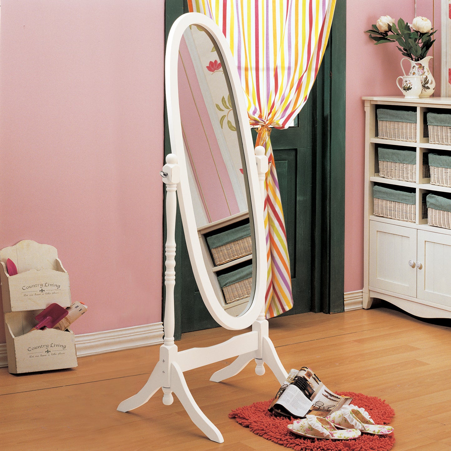 Ashley Wooden Free Standing Floor Mirror
