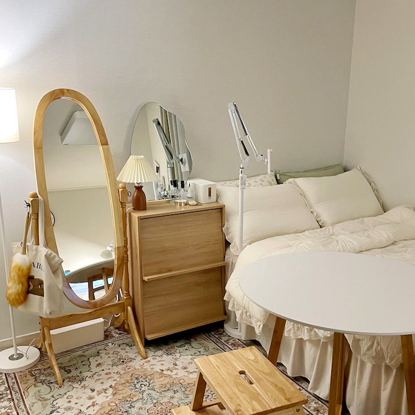 Ashley Wooden Free Standing Floor Mirror
