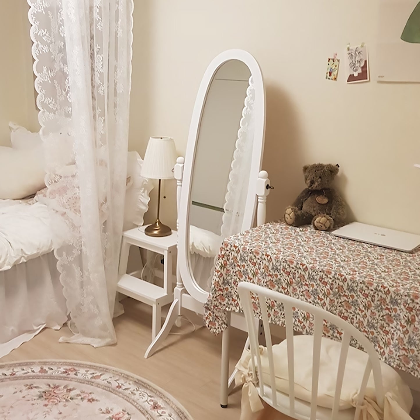 Ashley Wooden Free Standing Floor Mirror