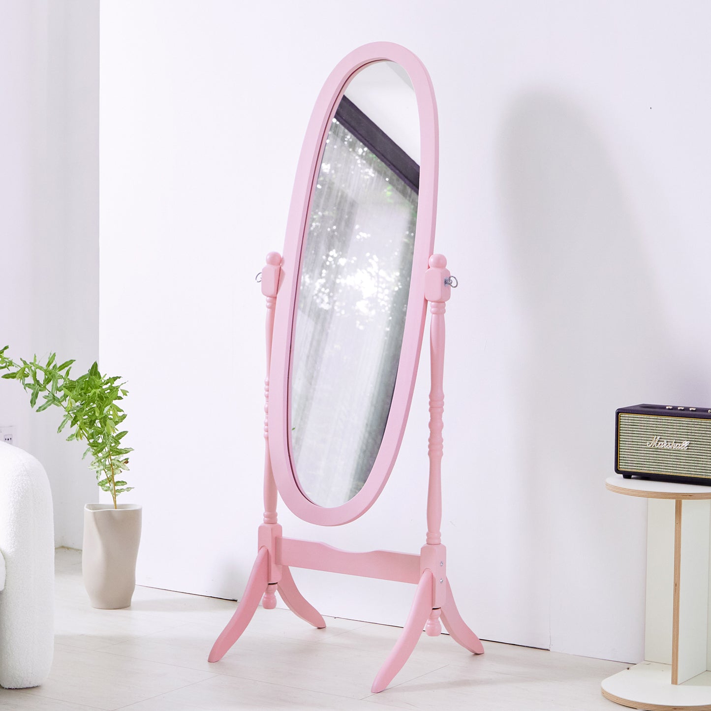 Ashley Wooden Free Standing Floor Mirror