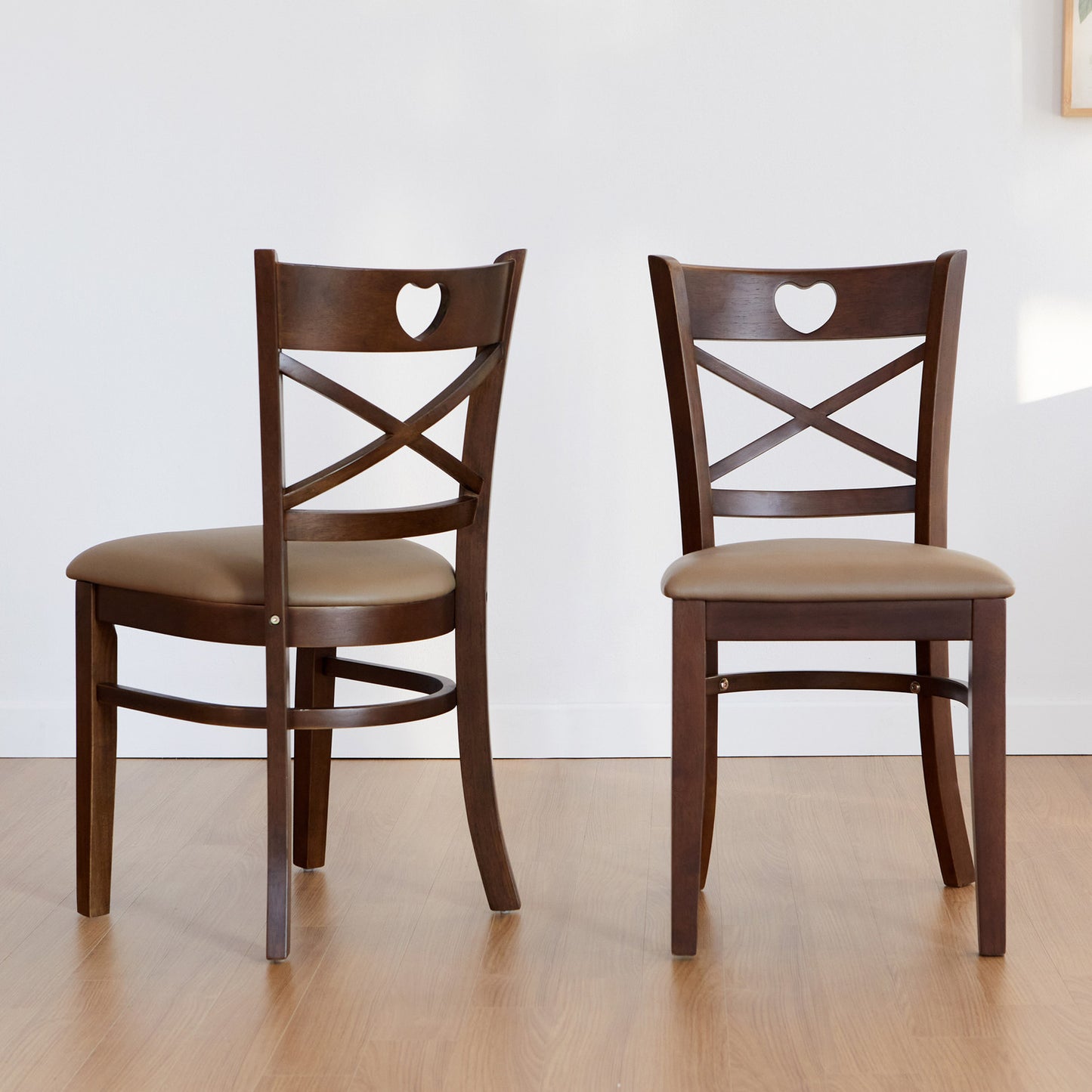 Heart Dining Chairs Set of 2